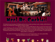 Tablet Screenshot of drcocktail.com